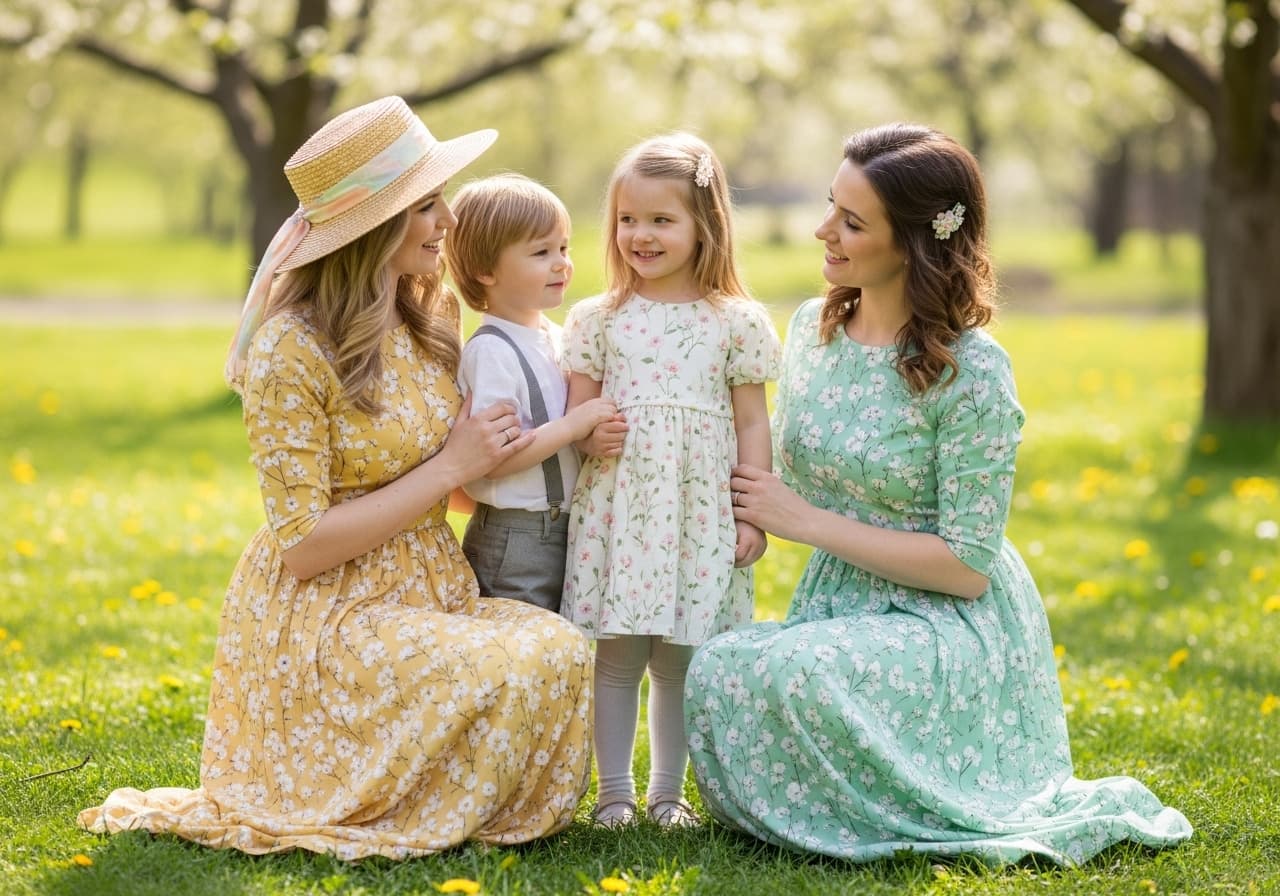 10 Trendy Easter Outfits for Women, Kids & Families 2026