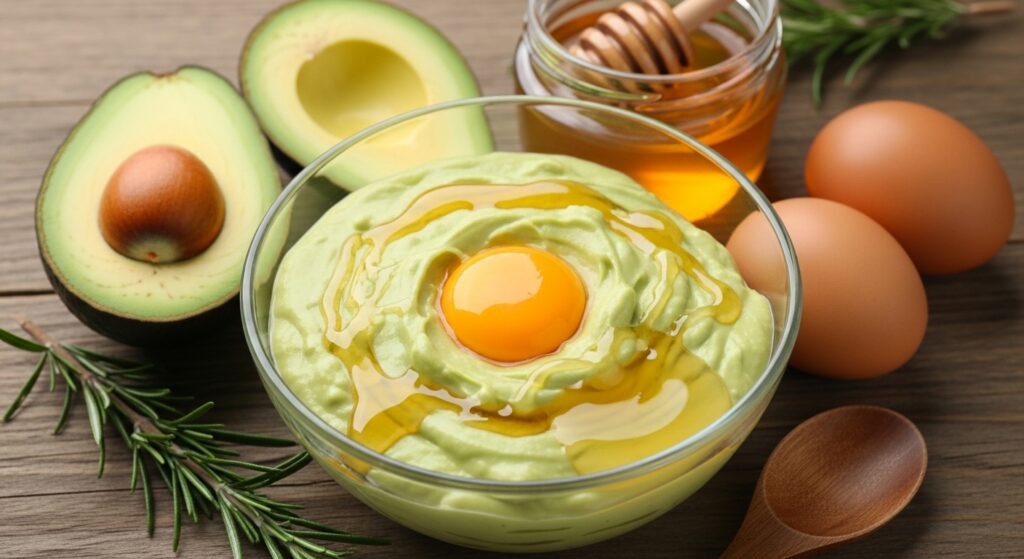 natural haircare remedies DIY hair mask