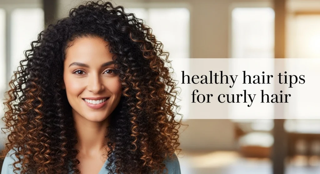 curly hair care routine for healthy defined curls