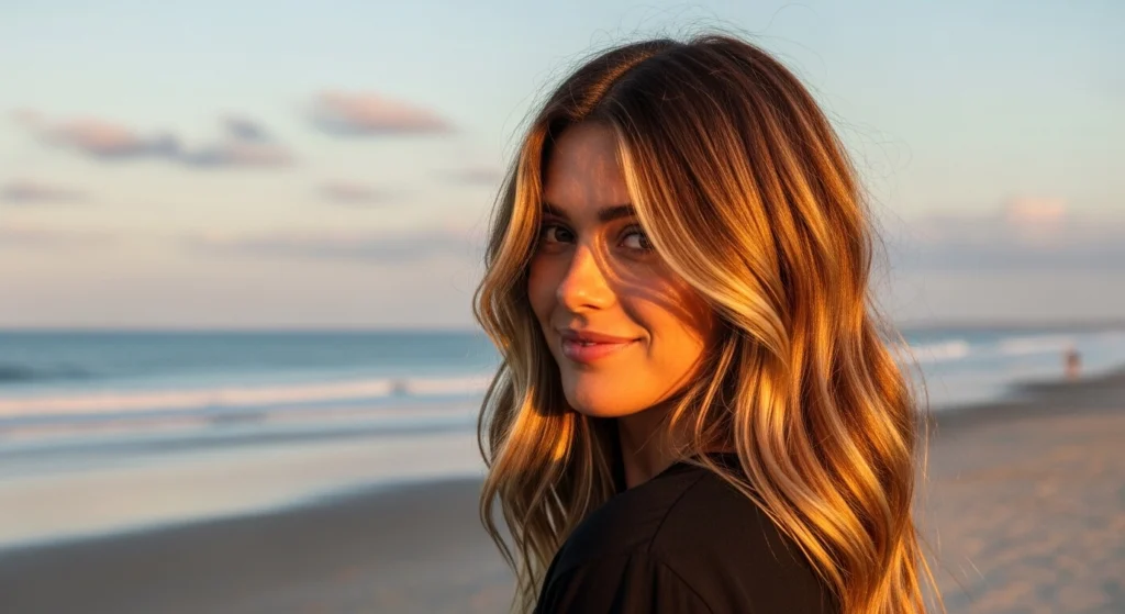 loose beach waves Pinterest hairstyles trends 2026