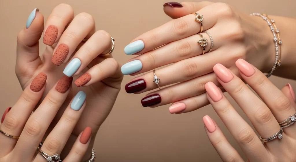 Beautiful nail designs with marble and gold veining for 2026