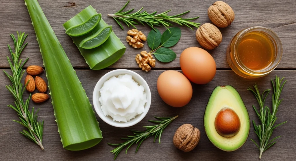 natural haircare remedies ingredients