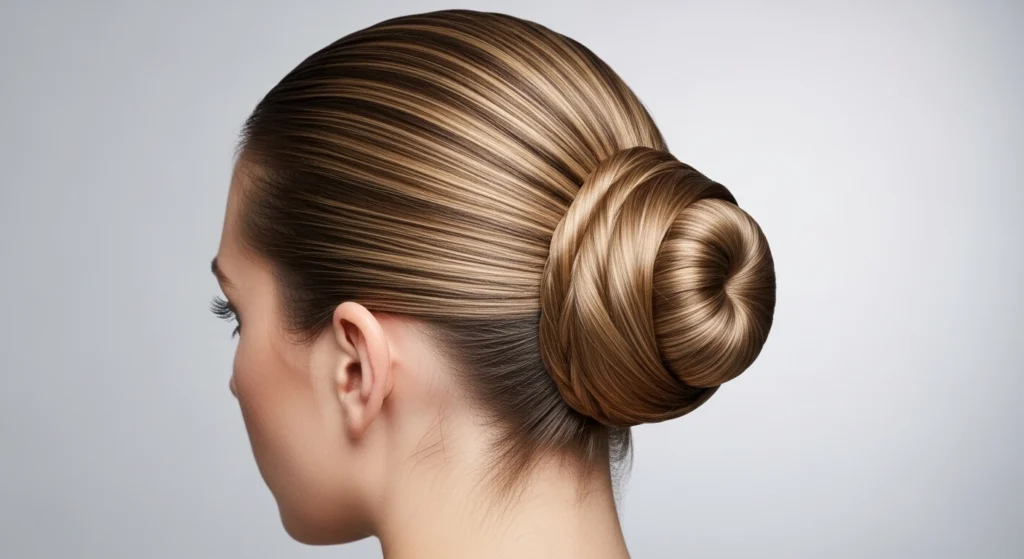 slick back bun clean girl hairstyles 2026