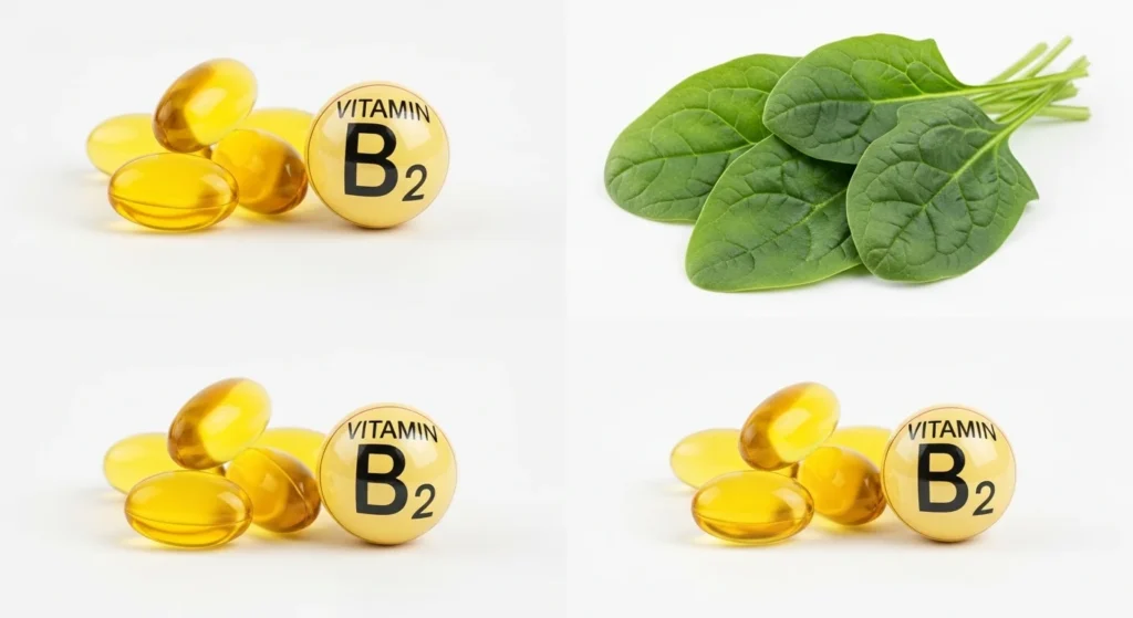 Natural food sources of vitamins A, C, B2, and E for healthy skin in a natural skincare routine