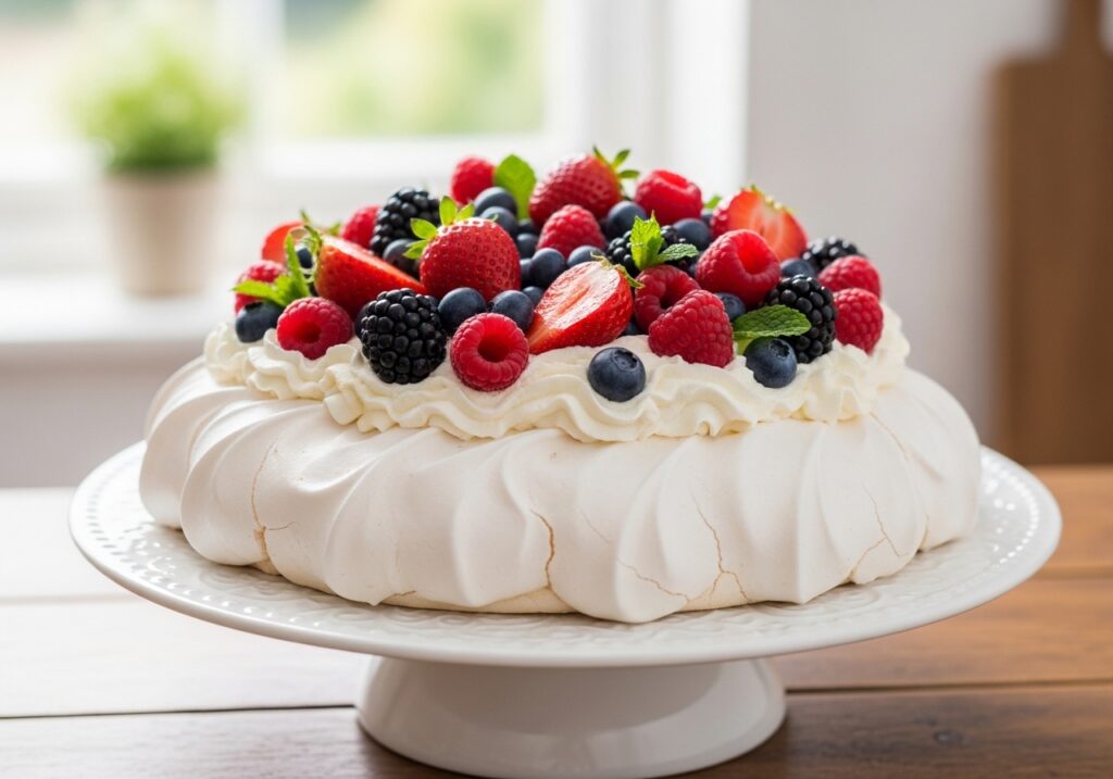 A bunny-shaped Easter cake decorated with coconut fur and candy features.