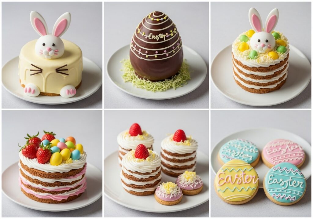 A playful Easter egg pie made with sugar cookies and pastel candy eggs.