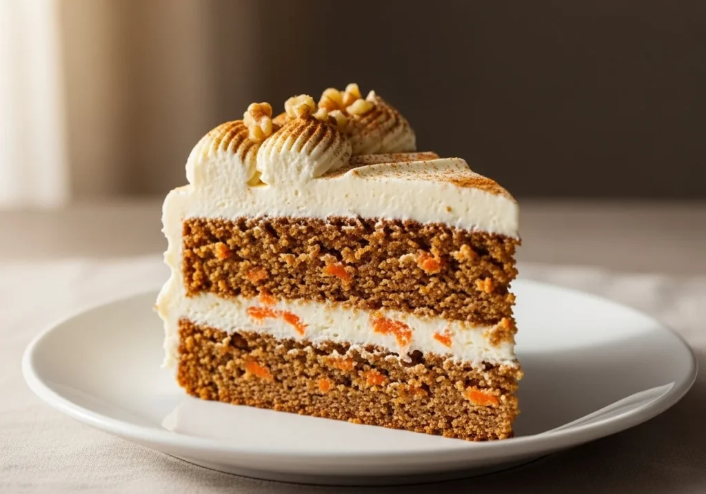 carrot cake Easter dessert slice