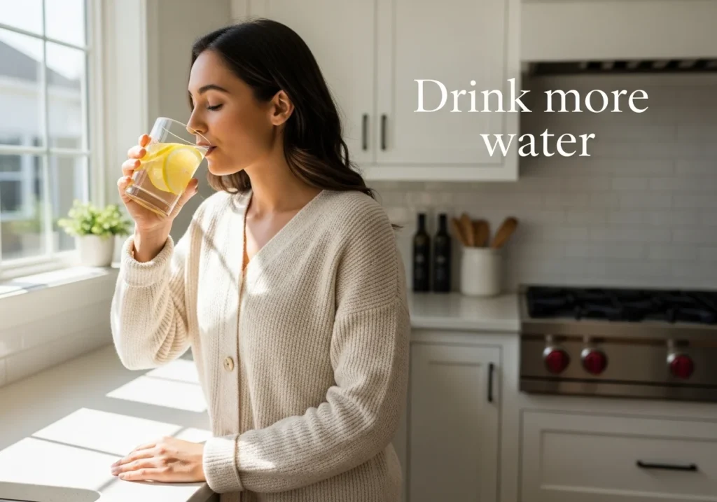 drinking water for weight loss hydration tips lemon water benefits