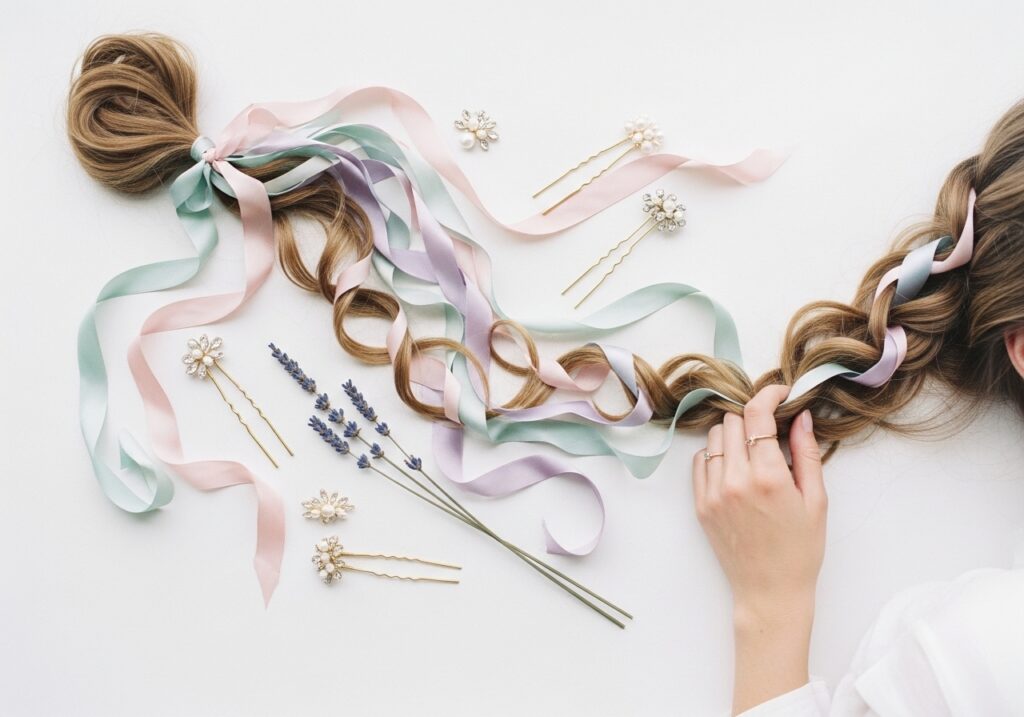 ribbon curls overnight heatless hairstyle for soft bouncy curls