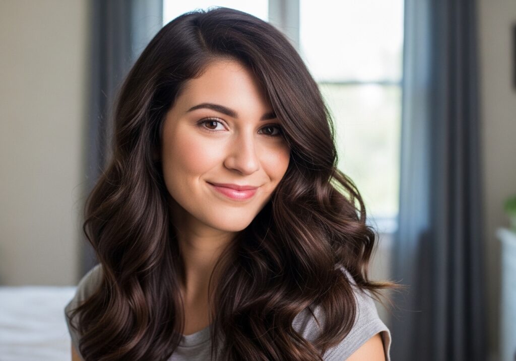 ribbon curls overnight heatless hairstyle for soft bouncy curls