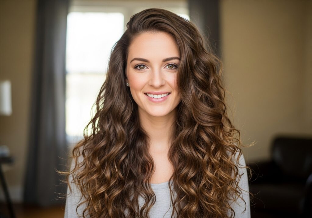 straw curls hack for tight heatless curls overnight on long hair