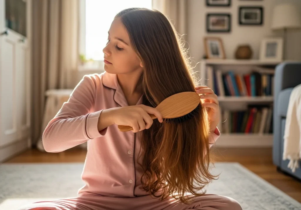 healthy hair care routine at home