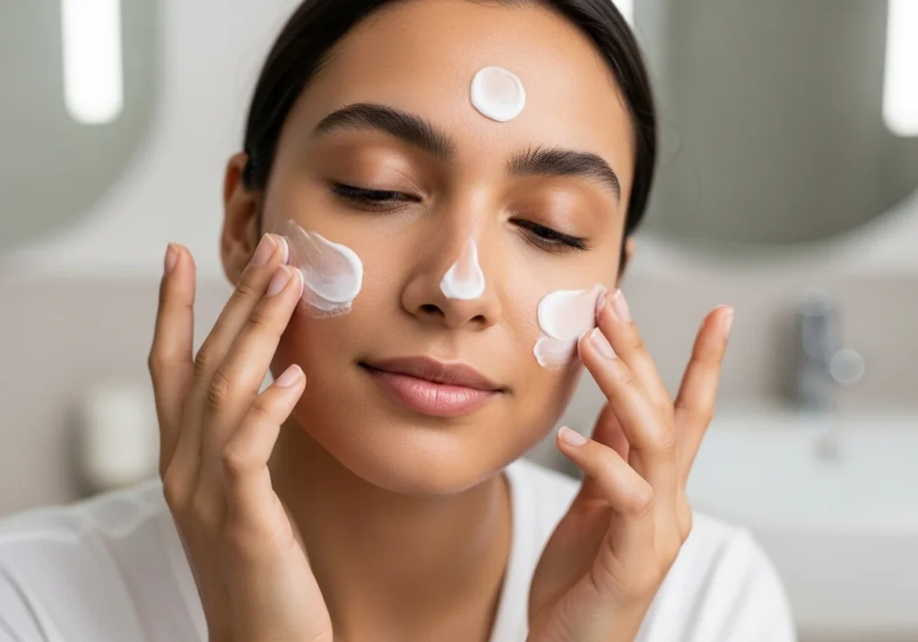 Applying moisturizer daily for soft and hydrated skin