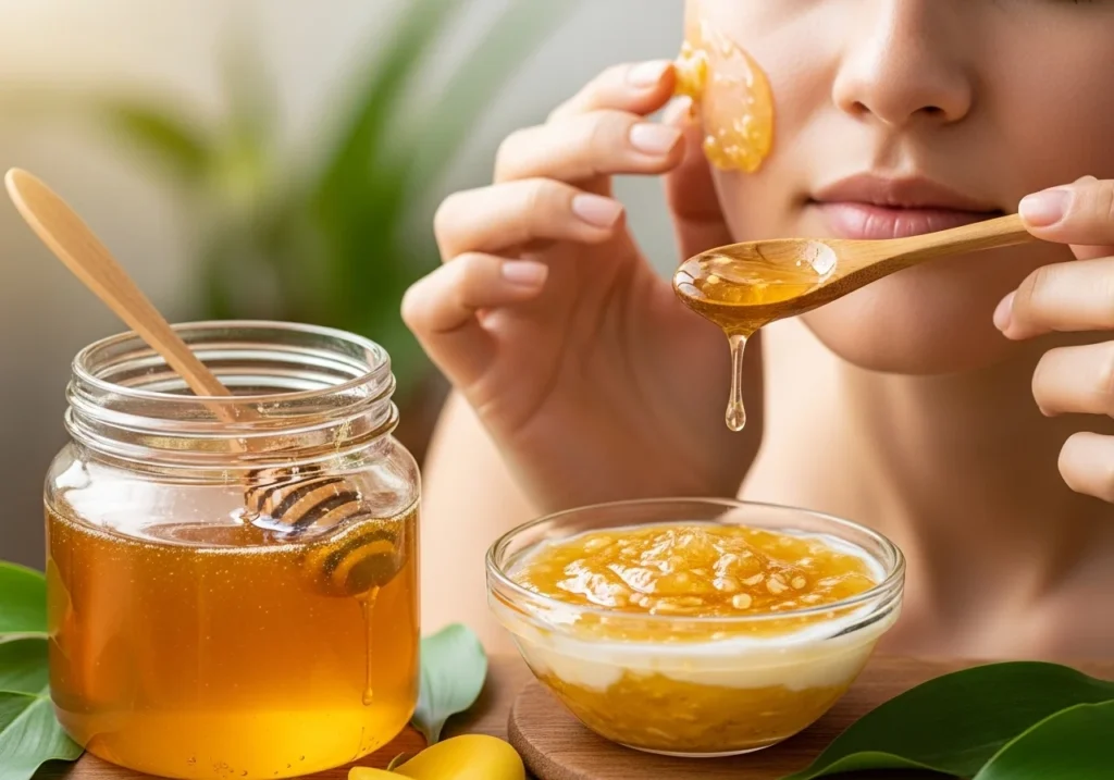 honey face mask for acne scars