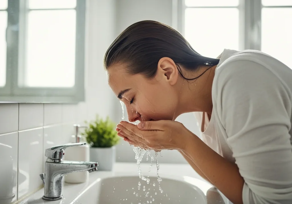 Gentle morning face cleansing for fresh and clean skin