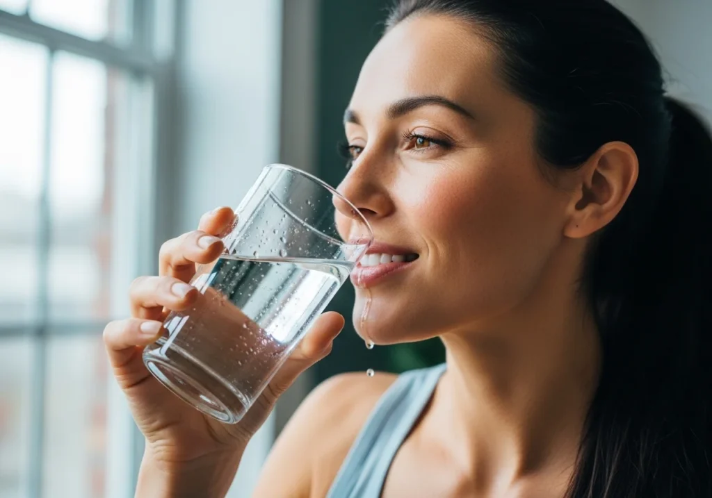 drinking water for glowing healthy skin naturally