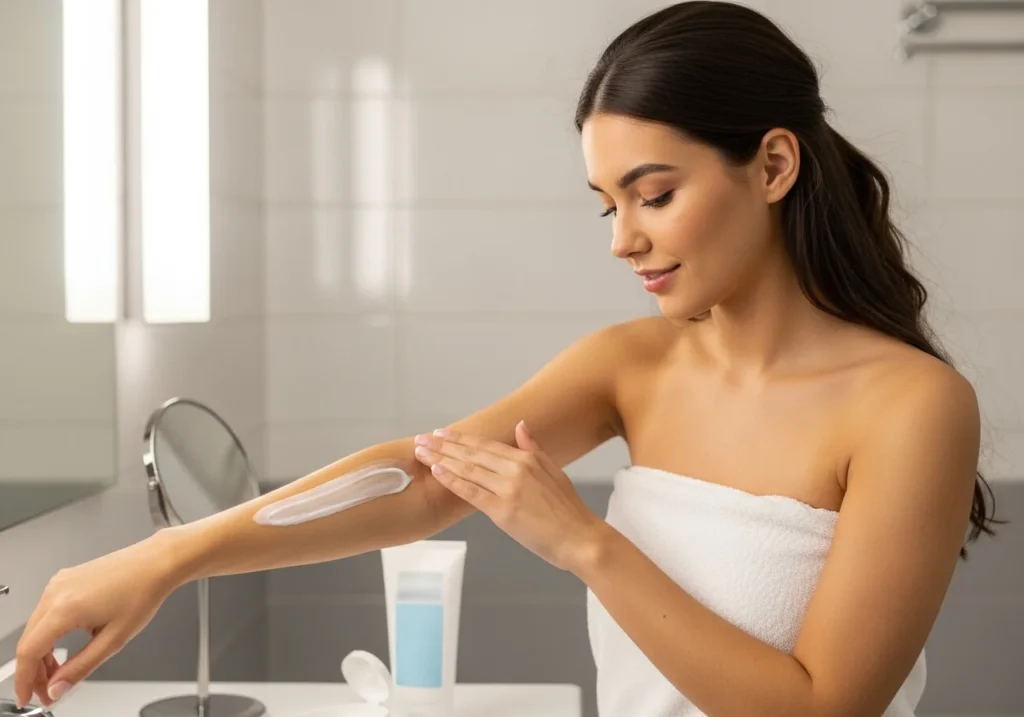 daily body care routine for smooth skin