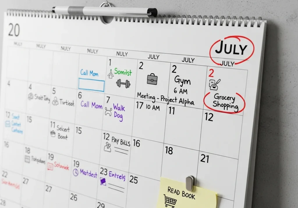 consistent daily routine tracking