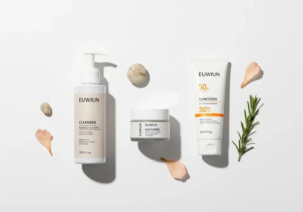 simple skincare routine essential products daily use