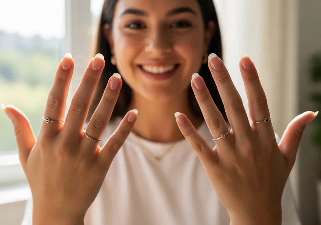 strong healthy nails with natural shine