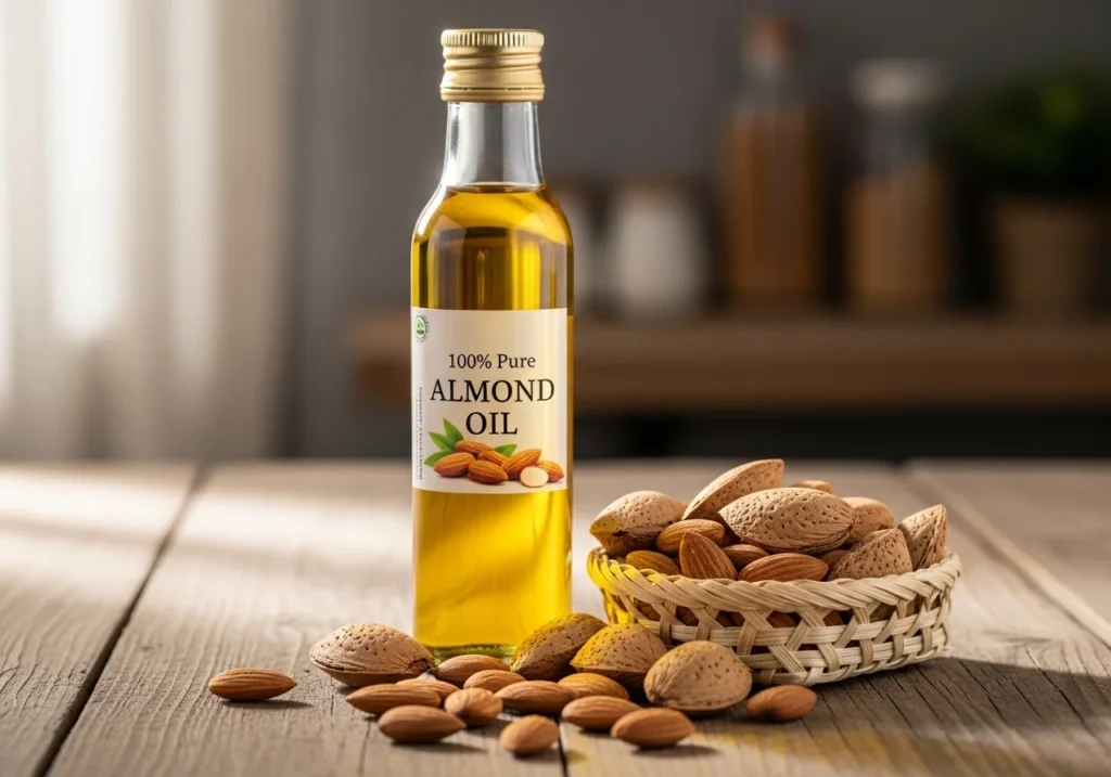 almond oil for strong healthy hair