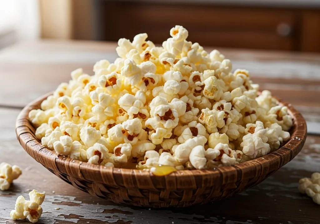 healthy homemade popcorn snack