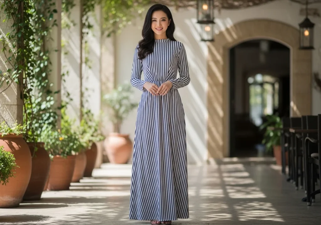 vertical stripes for petite girls