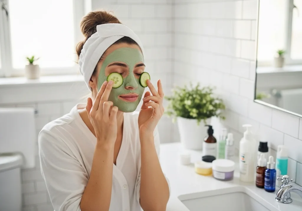 Weekly face mask routine for glowing and healthy skin