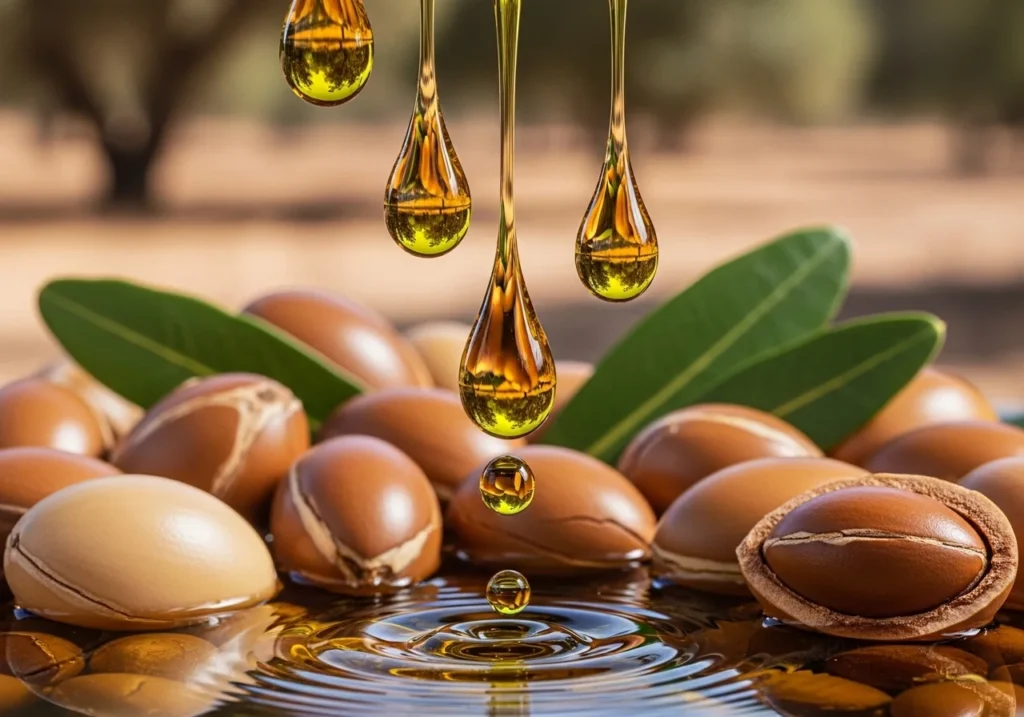 argan oil for smooth and shiny hair