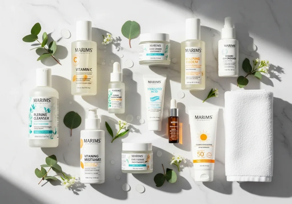 daily acne scar skincare routine