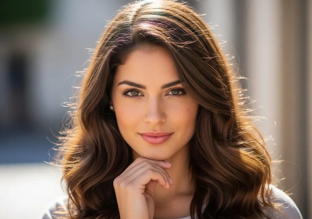 healthy thick hair after consistent care