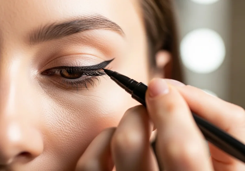 thin eyeliner for beginners