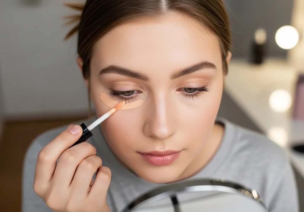 Concealer hides dark circles, blemishes, and uneven areas to give your skin a smooth and bright look.