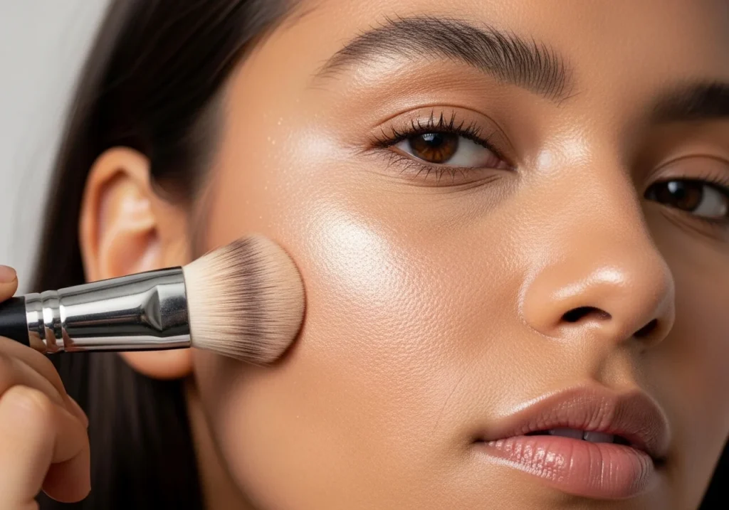 Highlighter adds a subtle glow and enhances the high points of your face beautifully.