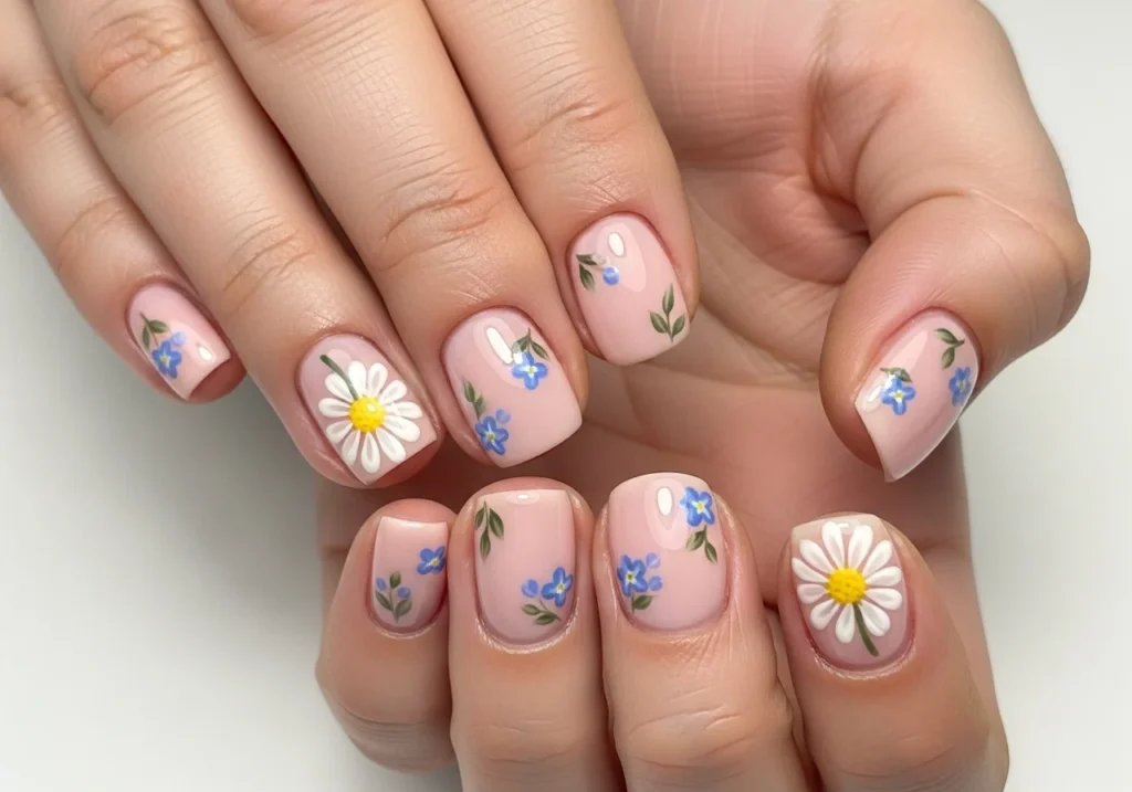 Trendy Easy DIY Nail Art Ideas You Can Try at Home with pastel nail colors
