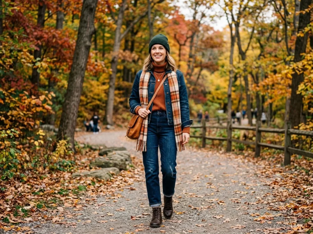 fall korean denim dress fashion