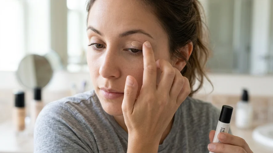 eye primer application before eyeshadow