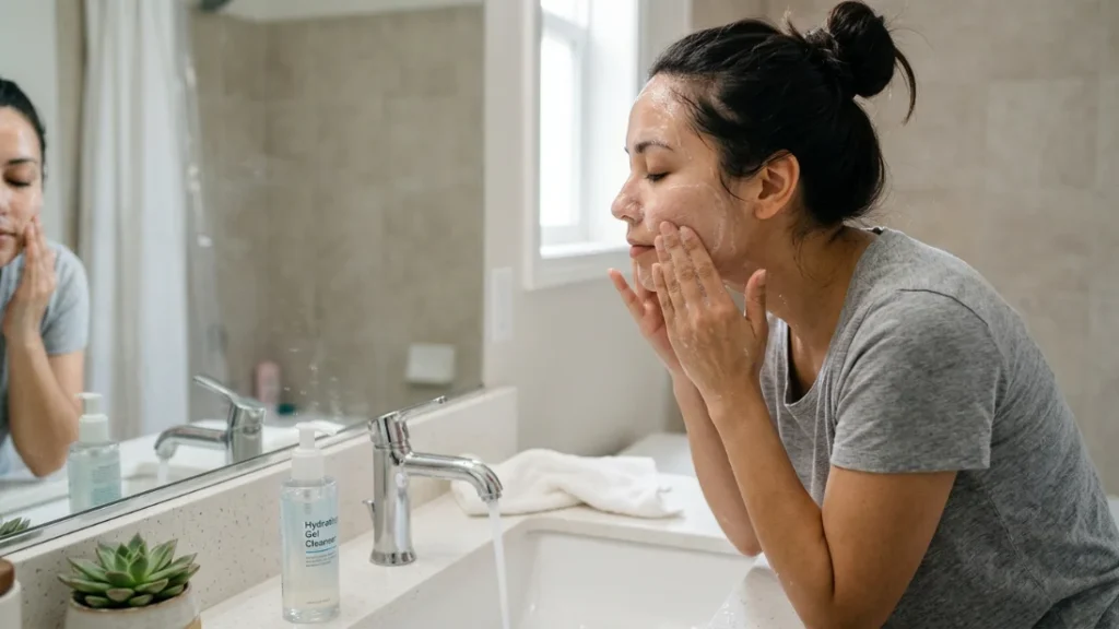 cleansing oily skin during summer