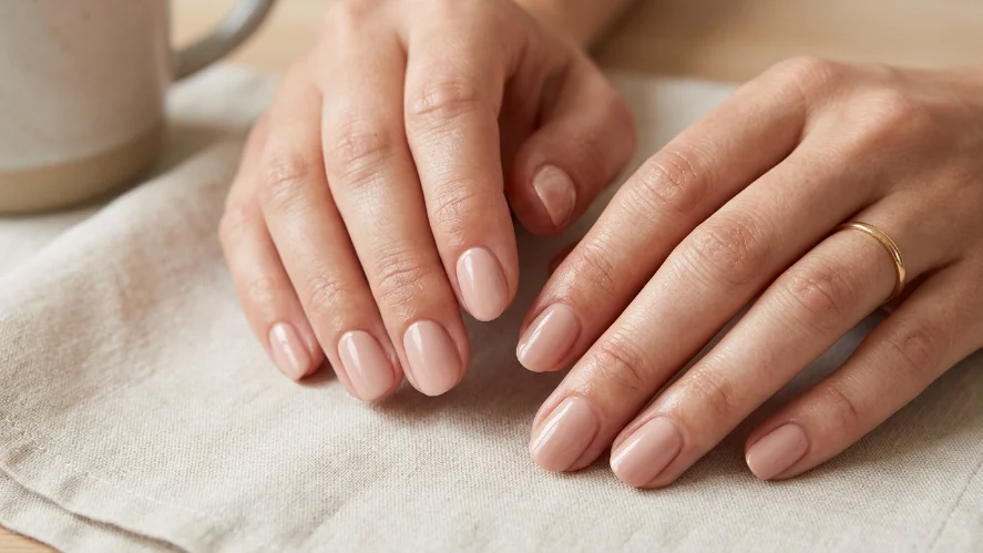 classic nude nails for everyday elegance