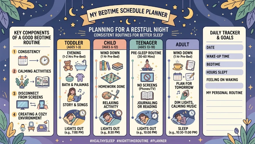 simple bedtime routine plan