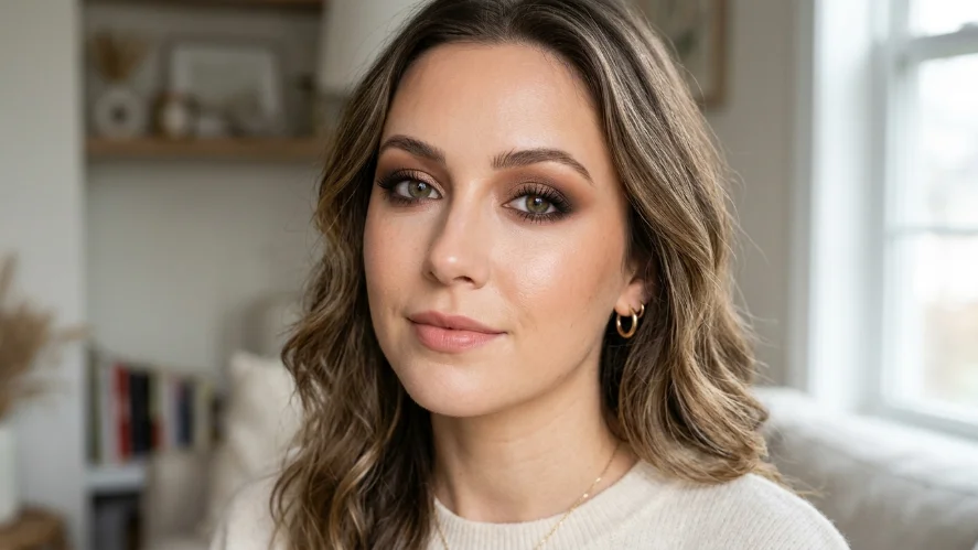 natural brown smokey eye makeup everyday look