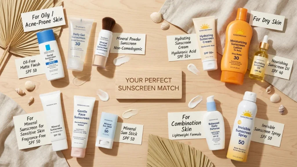 best sunscreen for oily dry and sensitive skin