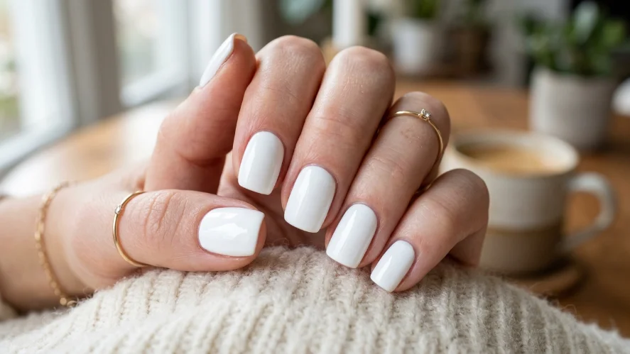 white summer manicure trend