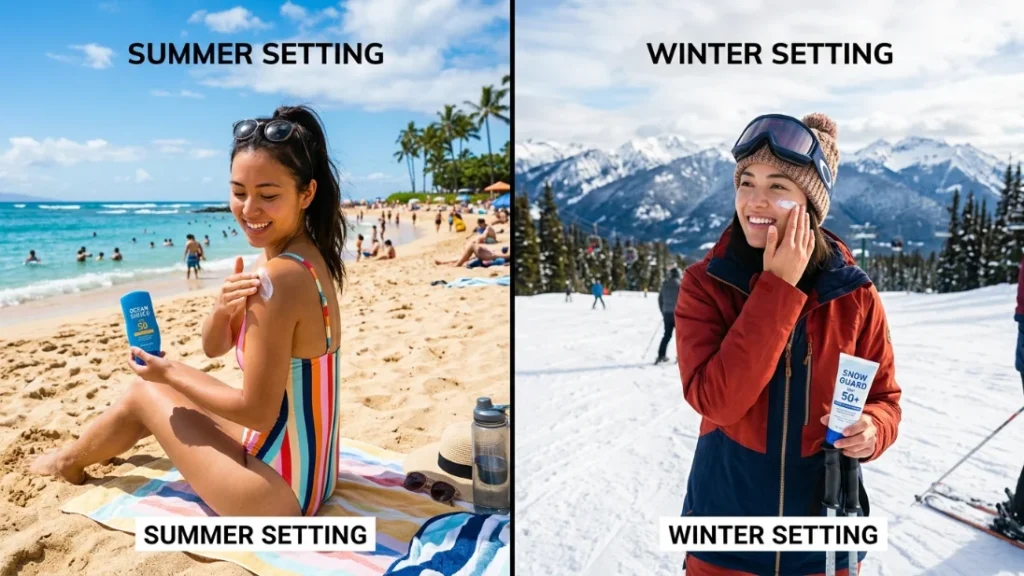 year round sunscreen importance