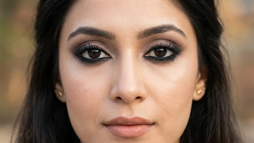 traditional kajal Eid makeup style