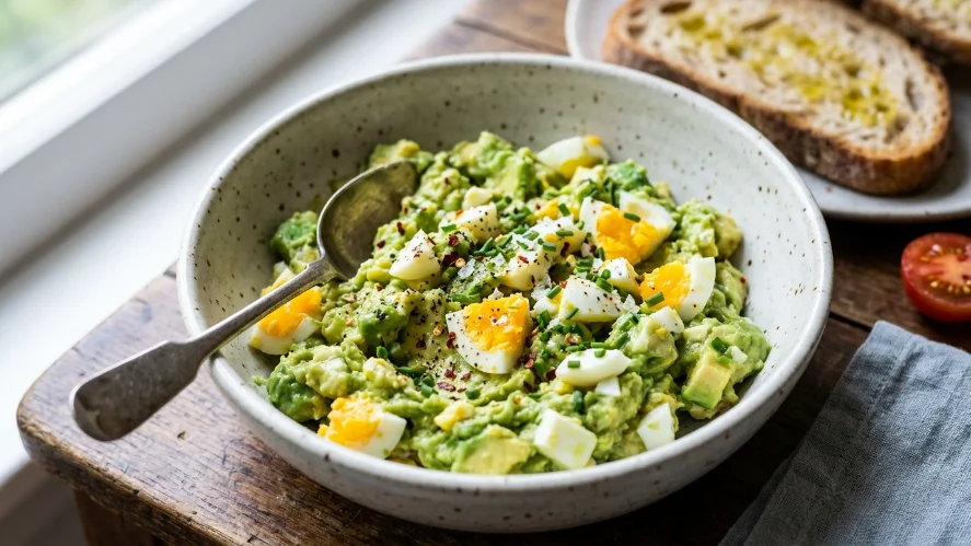 egg and avocado deep repair hair mask