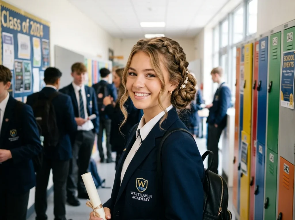 cute healthy school hairstyle result